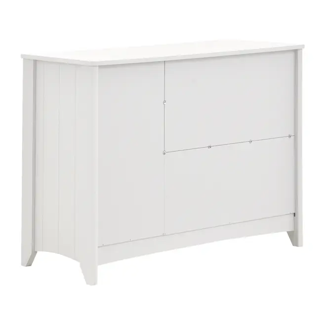 CÔMODA 4 GAVETAS/1 PORTA 1,22 M X 50 CM MON DIEU - BRANCO - Foto 8