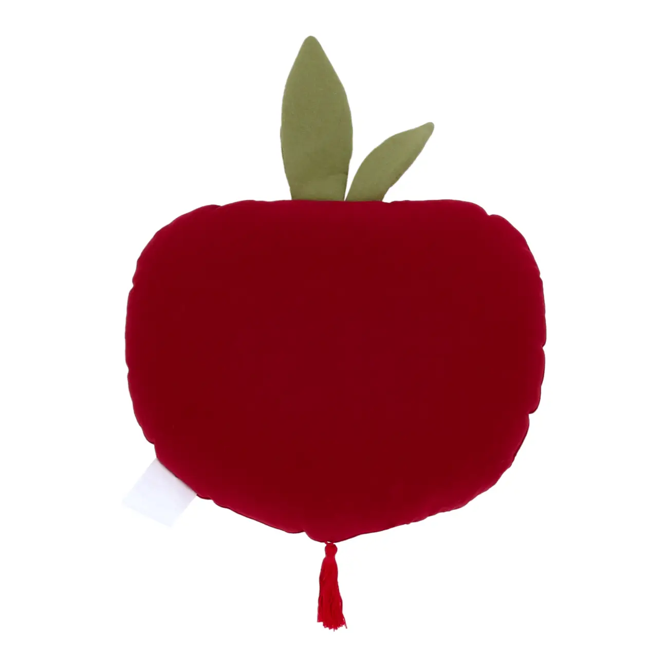 ALMOFADA 35 CM X 31 CM DA HORTINHA MAÇA - VERMELHO/SÁLVIA - Foto 6