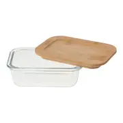 POTE HERMÉTICO 250 ML BAMBU - INCOLOR/BAMBU - Foto 4