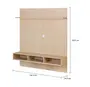 PAINEL PARA TV DE ATÉ 50 POLEGADAS 1,36 M CELL - NATURAL WASHED/NATURAL WASHED - Foto 3