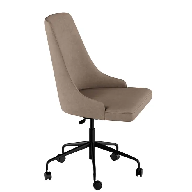 CADEIRA HOME OFFICE DANDY - PRETO/CAMELO - Foto 20