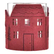 SUPORTE VELA CASINHAS HOHO HOME - VERMELHO HINDU/INCOLOR - Foto 1