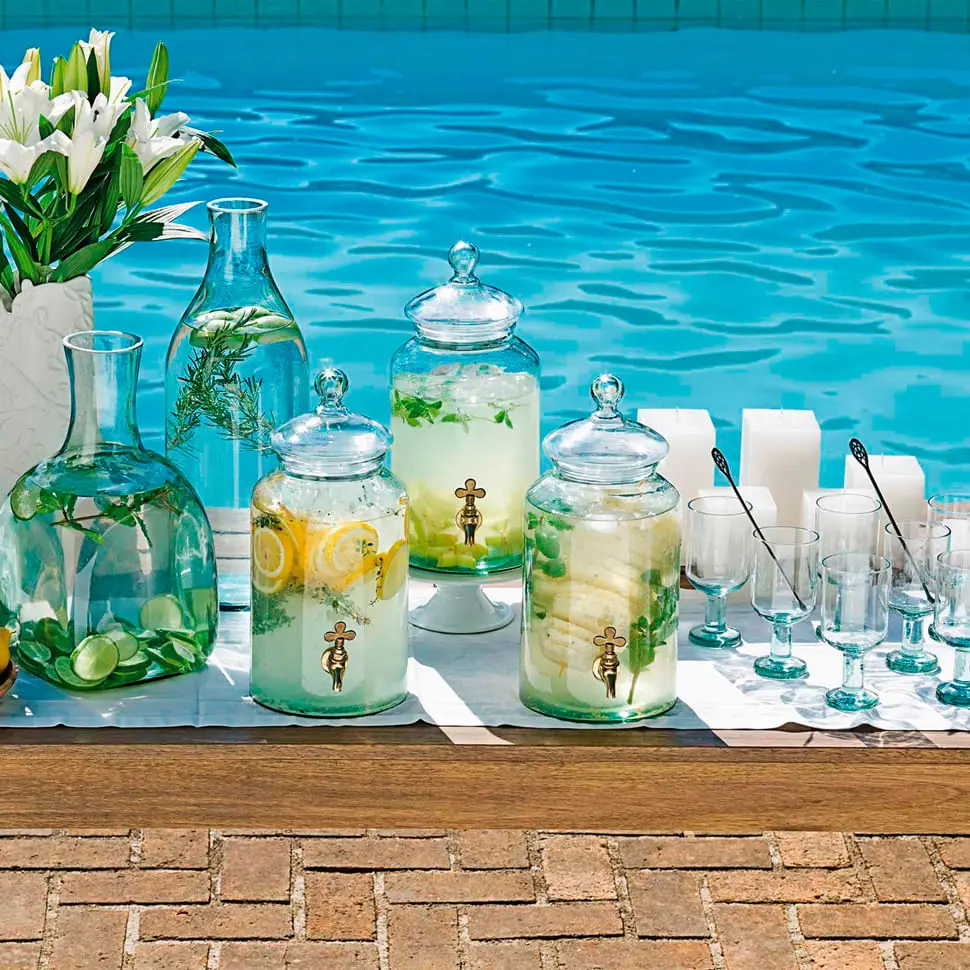 VASO GARRAFA 36 CM REVIVO BRUT - VERDE - Foto 4