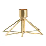 ESTRELA CASTIÇAL 6 CM NATAL ASTRAL - OURO/INCOLOR - Foto 1