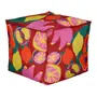 PUFF 45 CM X 45 CM CAMINHOS DO SOL - VERMELHO/MULTICOR - Foto 2