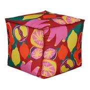 PUFF 45 CM X 45 CM CAMINHOS DO SOL - VERMELHO/MULTICOR - Foto 2