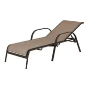 CHAISE LONGUE SUN - CAFÉ/CAMELO - Foto 3