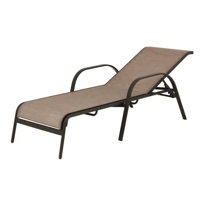 CHAISE LONGUE SUN - CAFÉ/CAMELO - Foto 3