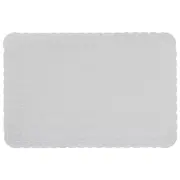 GUARDANAPO 12 CM X 18 CM COM 50 RENDADO - BRANCO - Foto 1