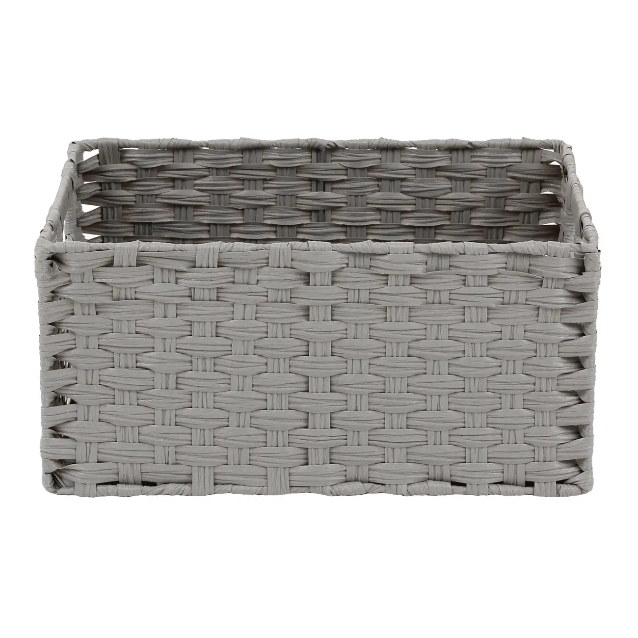 CESTO DOBRÁVEL 40 CM X 29 CM X 19 CM NID - CINZA PROVENCE - Foto 1