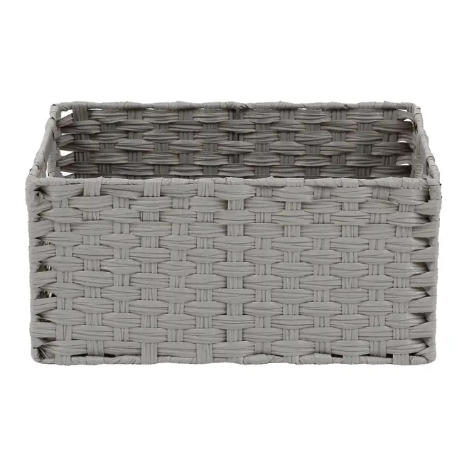 CESTO DOBRÁVEL 40 CM X 29 CM X 19 CM NID - CINZA PROVENCE - Foto 1