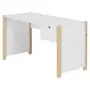 ESCRIVANINHA INFANTIL 1 GAVETA 86 CM X 40 CM PIN PLAY - NATURAL WASHED/BRANCO - Foto 2
