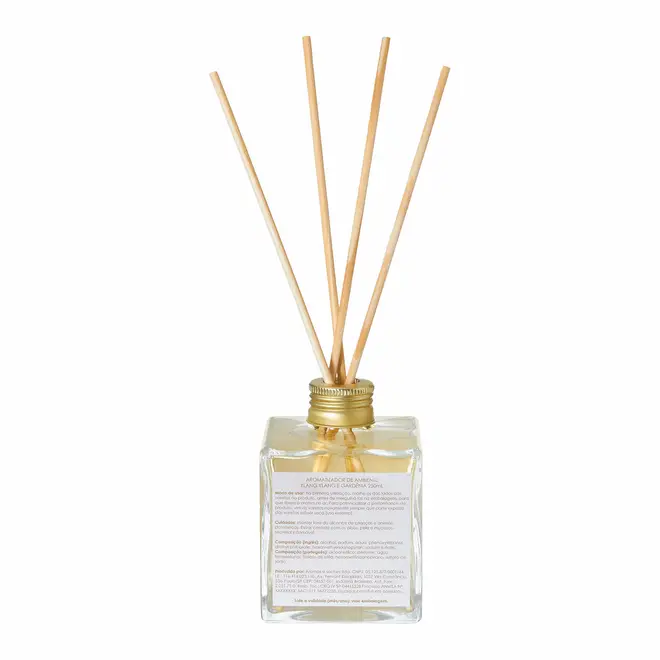 AROMATIZADOR YLANG YLANG E GARDENIA 250 ML FINE FESTIVITY - DOURADO/MULTICOR - Foto 3