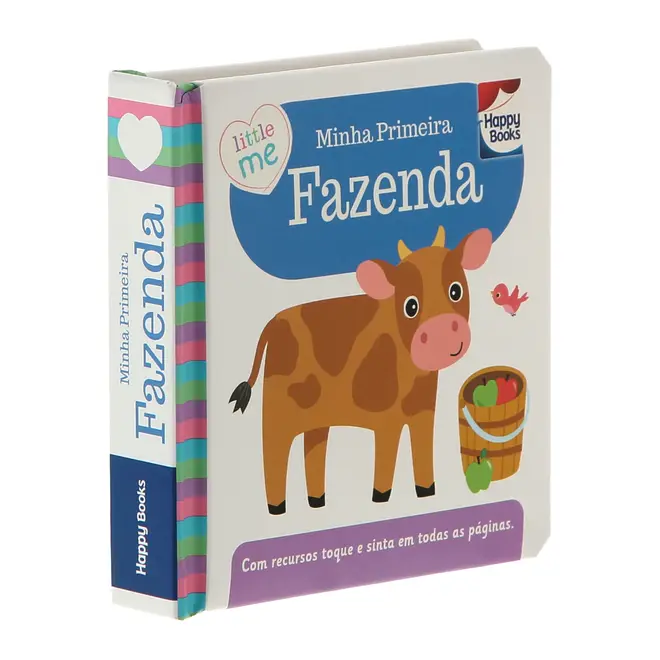 RECHONCHUDOS TOQUE E SINTA: FAZENDA LIVRO INFANTIL - MULTICOR - Foto 2