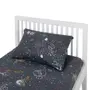 LENÇOL DE SOLTEIRO 1,60 M X 2,40 M ZOODIAC - CINZA/MULTICOR - Foto 5