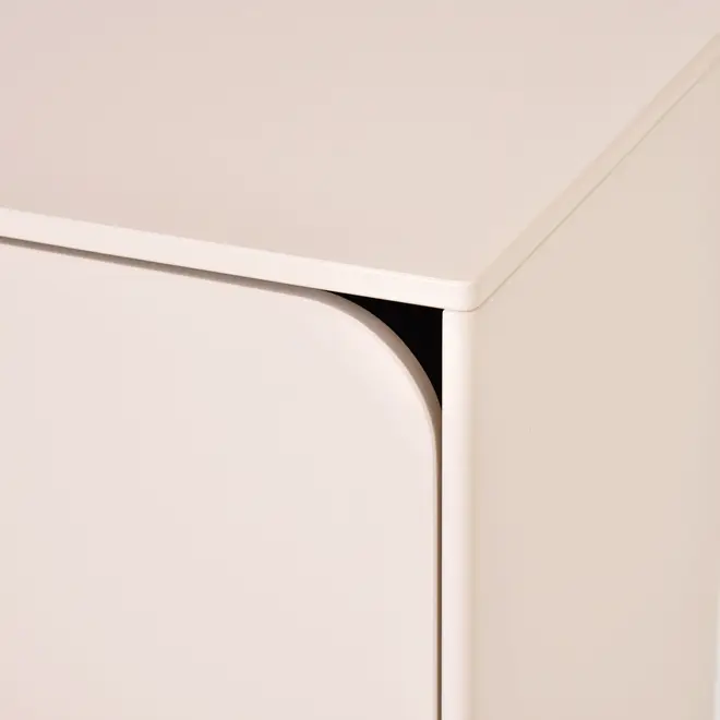 BUFFET 2 PORTAS/3 GAVETAS 1,80 M X 45 CM NASH - AREIA/PRETO - Foto 9