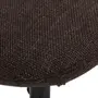 POLTRONA GIRATÓRIA COM PUFF LIBES - PRETO/TANINO - Foto 18