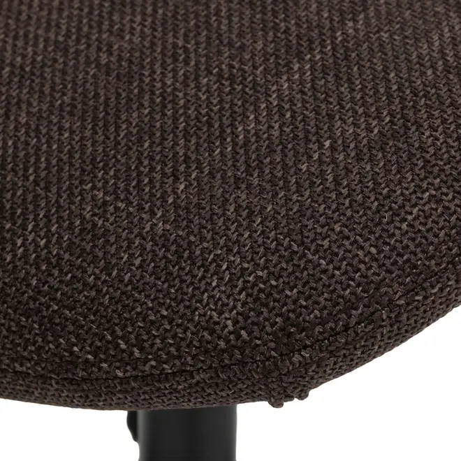 POLTRONA GIRATÓRIA COM PUFF LIBES - PRETO/TANINO - Foto 18