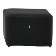 PUFF 61 CM X 51 CM SET WAVE INVERT - CORSIN PRETO - Foto 5