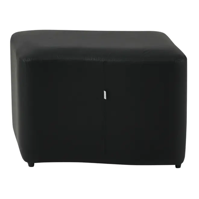PUFF 61 CM X 51 CM SET WAVE INVERT - CORSIN PRETO - Foto 5