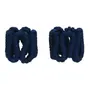ARGOLA PARA GUARDANAPO CONJUNTO COM 2 PEÇAS ARABESCO - AZUL ESCURO - Foto 6