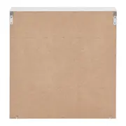 ARMÁRIO DE BANHEIRO COM ESPELHO 1 PORTA 60 CM X 62 CM LINED UP - BRANCO/PRATA - Foto 6