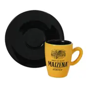 XÍCARA CAFÉ 50 ML MAIZENA - AMARELO/PRETO - Foto 1