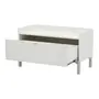 ARMÁRIO DE BANHEIRO 1 GAVETA 80 CM X 40 CM SLEEK - BRANCO/GRANILITE - Foto 3