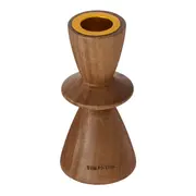SUPORTE VELA/CASTIÇAL 11 CM ACÁCIA - ACÁCIA/OURO - Foto 4