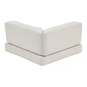 POLTRONA DE CANTO COM ALMOFADAS PIPA - CASTANHA DE CAJU/NATURAL - Foto 10