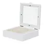 PORTA-JÓIAS 20 CM X 20 CM ZEFYR I - BRANCO/NATURAL - Foto 3