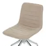 CADEIRA HOME OFFICE CONFIDENT - CROMADO/CAMELO - Foto 6