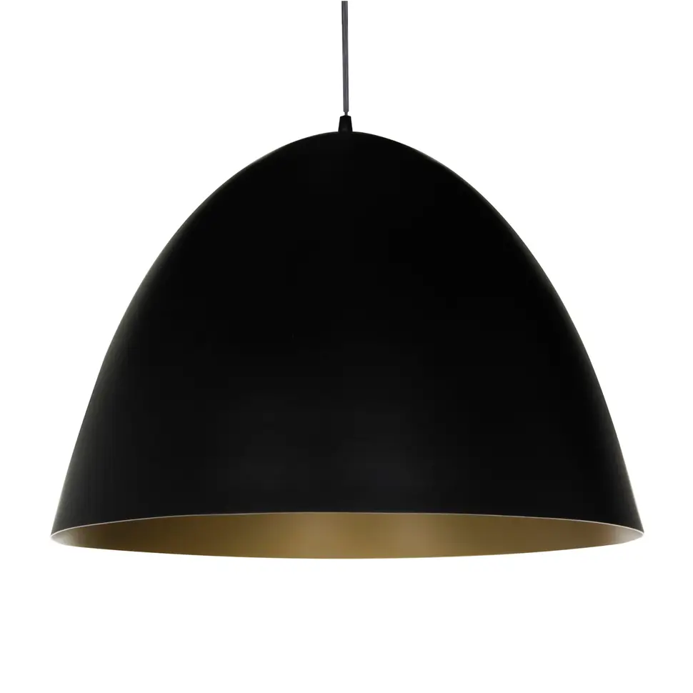 LUMINÁRIA DE TETO ROOF - PRETO/OURO - Foto 2