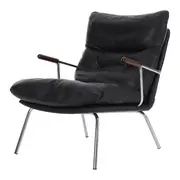 POLTRONA GOOGIE - CROMADO/PRETO - Foto 3