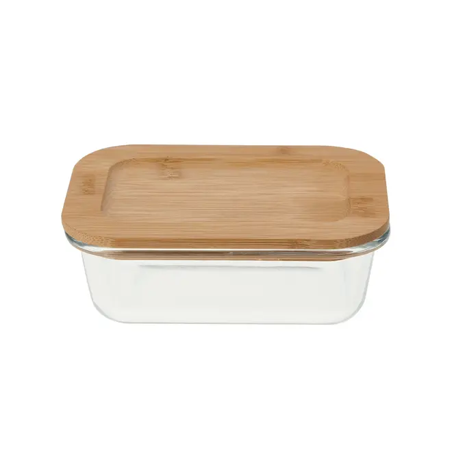 POTE HERMÉTICO 250 ML BAMBU - INCOLOR/BAMBU - Foto 2