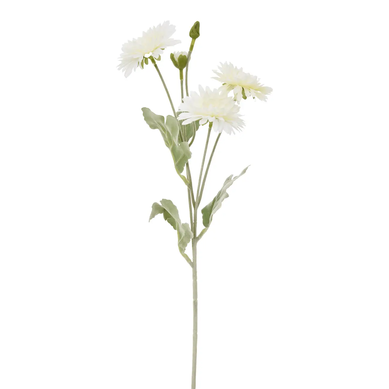 FLOR BOUTONS DÁLIA - AMARELO/VERDE - Foto 1