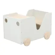 MESA INFANTIL 47 CM X 70 CM MINICIDADE - BRANCO/NATURAL WASHED - Foto 1