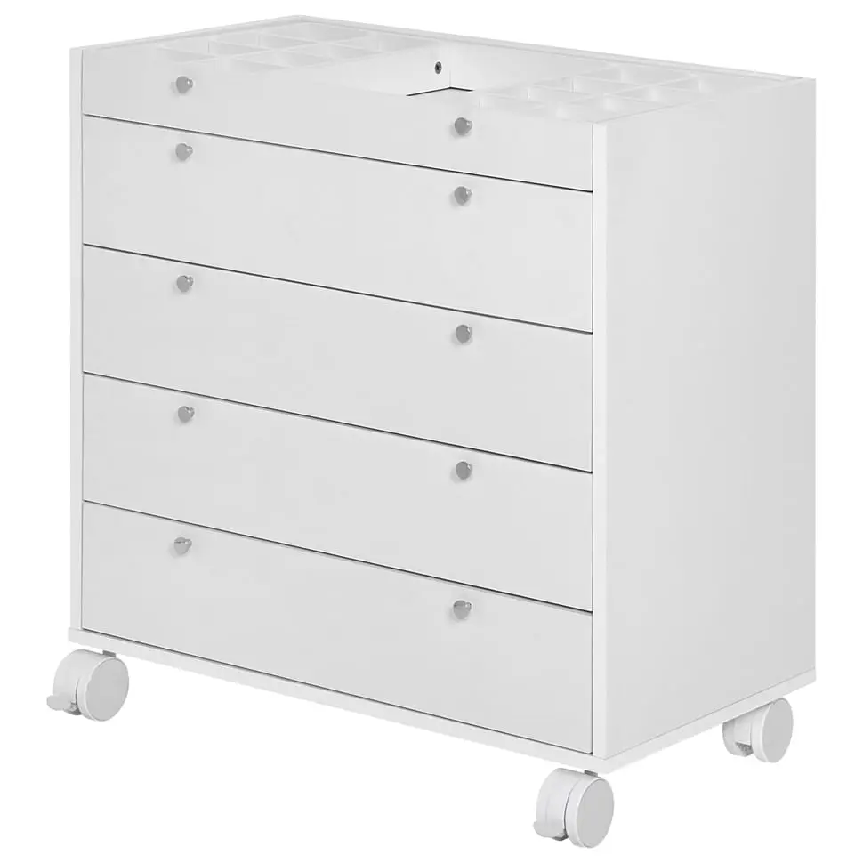 NAMI ESTRUTURA CÔMODA 5 GAVETAS 80X45 - BRANCO - Foto 2