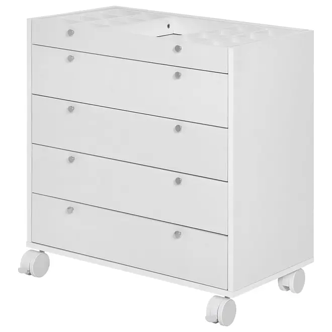 NAMI ESTRUTURA CÔMODA 5 GAVETAS 80X45 - BRANCO - Foto 2