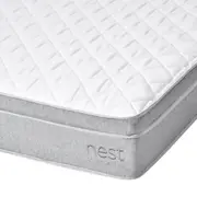 COLCHÃO QUEEN COM MOLAS 1,58 M X 1,98 M X 24 CM NEST - CINZA/BRANCO - Foto 4