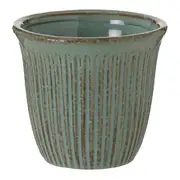 CACHEPÔ 13 CM JARDIN - BLEU CENDRÉ - Foto 1