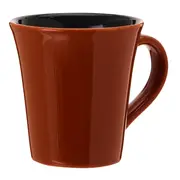 CANECA 330 ML DEGUSTO - TERRACOTA/PRETO - Foto 2
