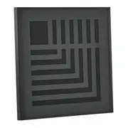 QUADRO 55 CM X 55 CM UNNAMED - CINZA/KONKRET - Foto 3