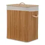 CESTO PARA ROUPAS 50 CM X 40 CM X 30 CM BUKA - BAMBU/NATURAL - Foto 2