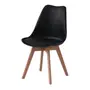 FAIA/PRETO - CADEIRA DE JANTAR SKED WOOD