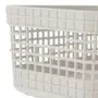 CESTO 10 CM X 20 CM X 14 CM GRID - OFF WHITE - Foto 4