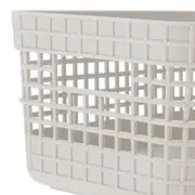 CESTO 10 CM X 20 CM X 14 CM GRID - OFF WHITE - Foto 4