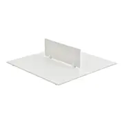 EST TRAB QUÁDRUPLA C/ DIVISÓRIA METRIC - BRANCO/GRANILITE - Foto 4