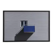 QUADRO 95 CM X 63 CM VINDU - KONKRET/AZUL COBALTO - Foto 1