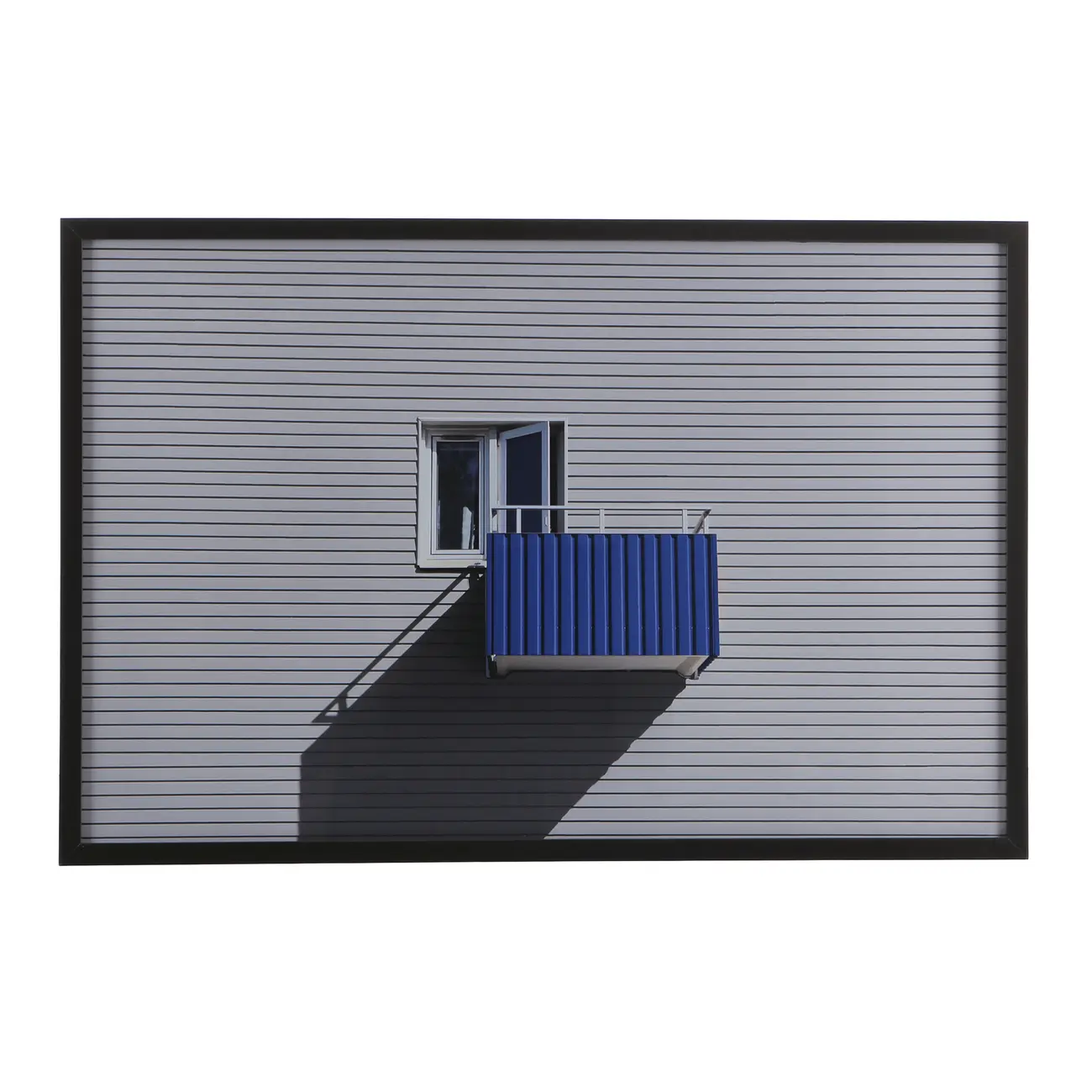 QUADRO 95 CM X 63 CM VINDU - KONKRET/AZUL COBALTO - Foto 1